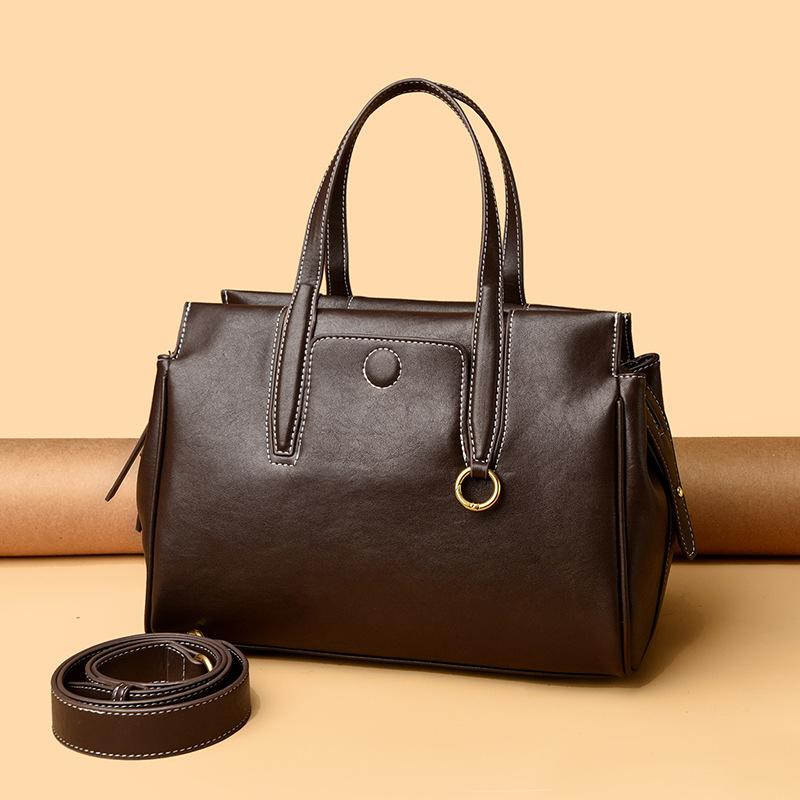 Retro Light Luxury Commuter Tote Bag for Women's 2026 New Trendy Large Capacity Versatile Fashion Shoulder Bag Hand Bag Handbags