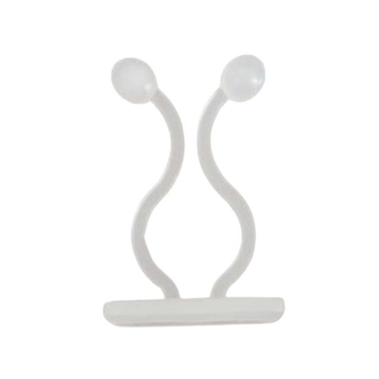 50 шт., самоклеящийся держатель для лозы, без перфорации, простая установка, невидимая липкая опора для растений, пластиковый настенный зажим для виноградной лозы, садовые принадлежности