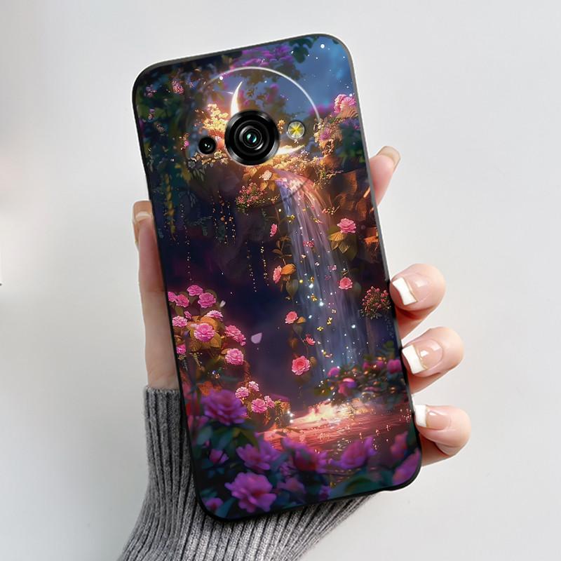 Для Oukitel C59 Чехол Oukitel C59 Pro Обложка Роскошный Милый Любовь Кролик Забавный Узор Черный ТПУ Мягкий Силикон Защитный Чехол для Телефона