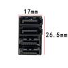 2x SATA 7-контактный адаптер-конвертер Plug and Play 90/180 градусов SATA-адаптер с углом вверх SATA 7-контактный адаптер для материнской платы настольного компьютера