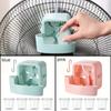 Электрический вентилятор, охлаждающий ящик для хранения, портативный напольный вентилятор, перфорированный ящик для вентилятора, подвесной ледяной кулер с подвесным крючком и 4 стаканами