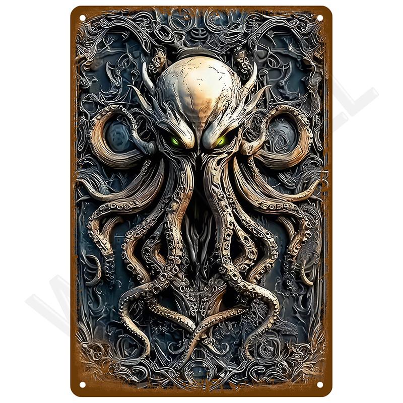 Retro Tin Sign Vintage Metal Signs Plates Posters House Interior Bathroom Wall Art Mural Aesthetic Room Home Decor Decorations