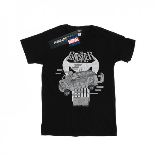 Marvel Mens The Punisher Battle Van Breakdown T-Shirt