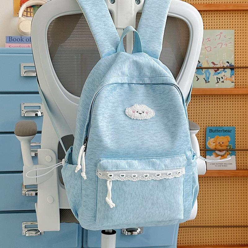 Schoolbag new Mori versatile sweet college student schoolbag high value niche lightweight backpack leisure spring outing backpack