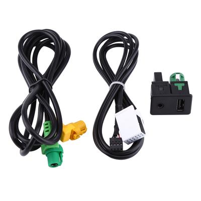Автомобильный USB AUX Переключатель Розетка Кабель Адаптер Для BMW 3 5 Серии E87 E90 E91 E92 X5 X6
