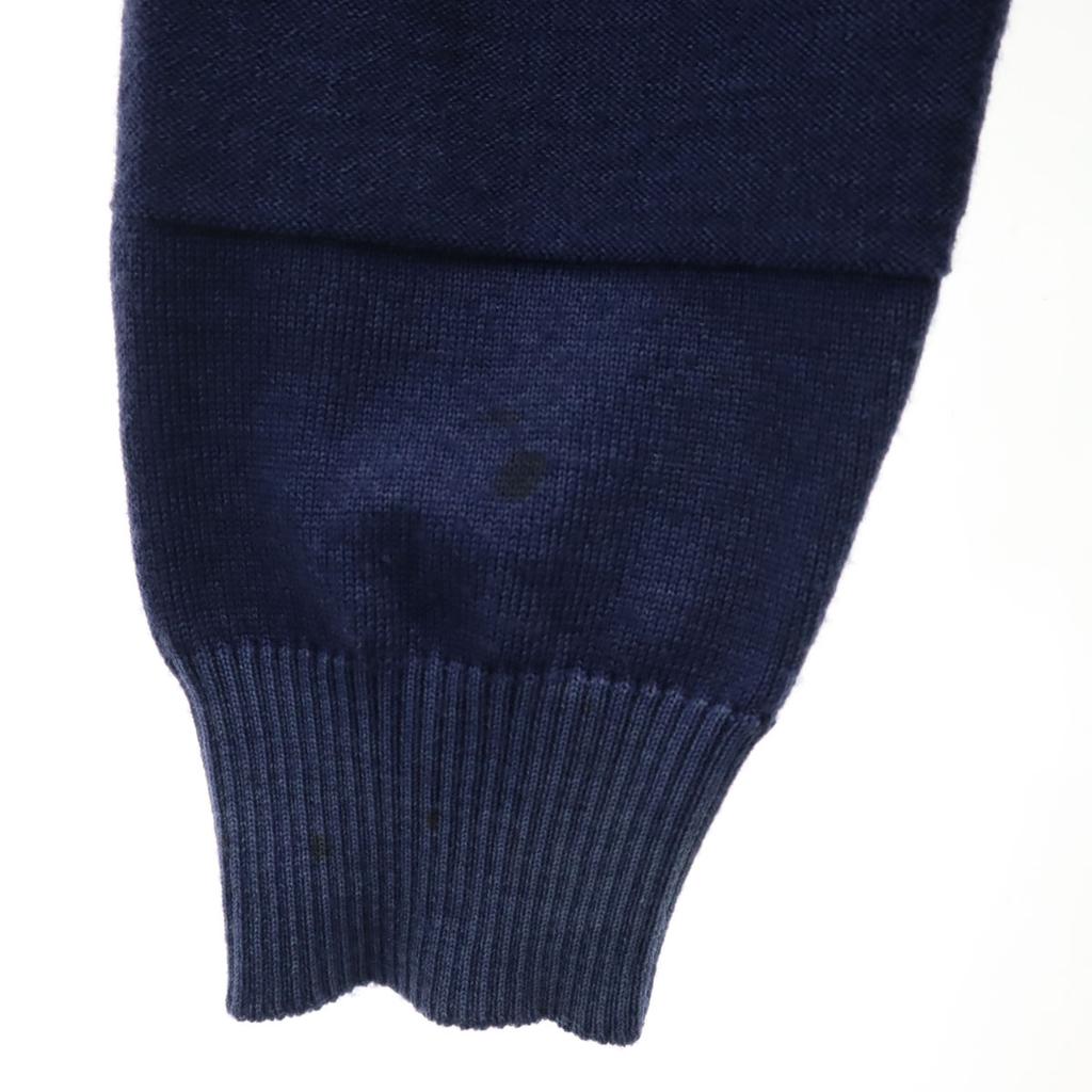 ARMANI JEANS Knit jacket M Navy Men's Used
