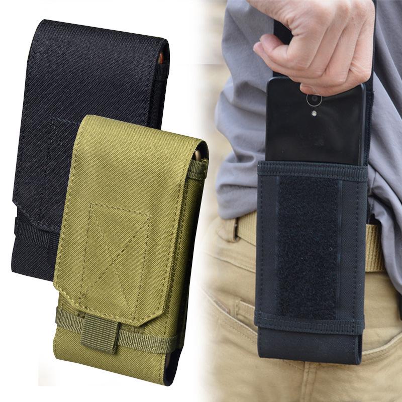 Outdoor Molle Army Tactical Pouch Holster Mobile Phone Case Bag Belt for Iphone 7/8Plus