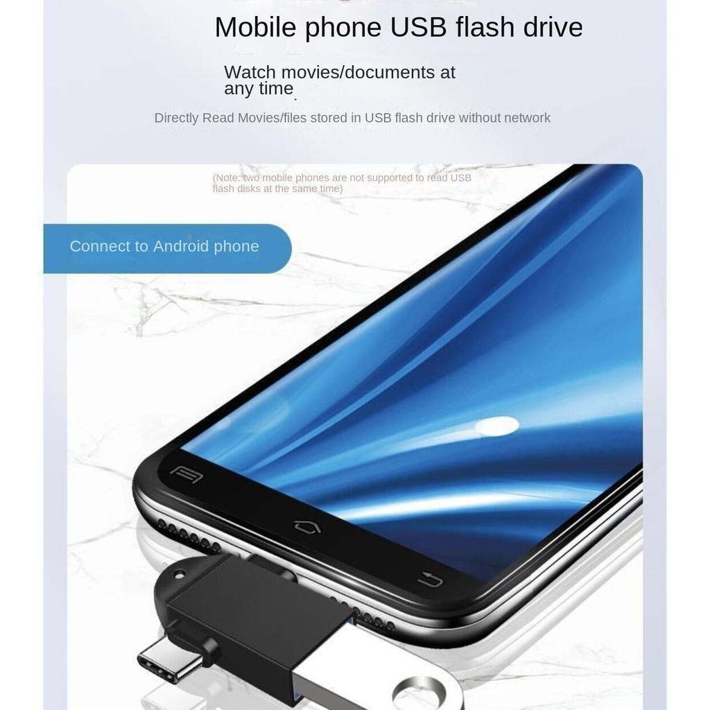 USB3.0 к адаптеру Type-c + Android, подходит для Android, мобильных телефонов Type-c, адаптер OTG «два в одном»