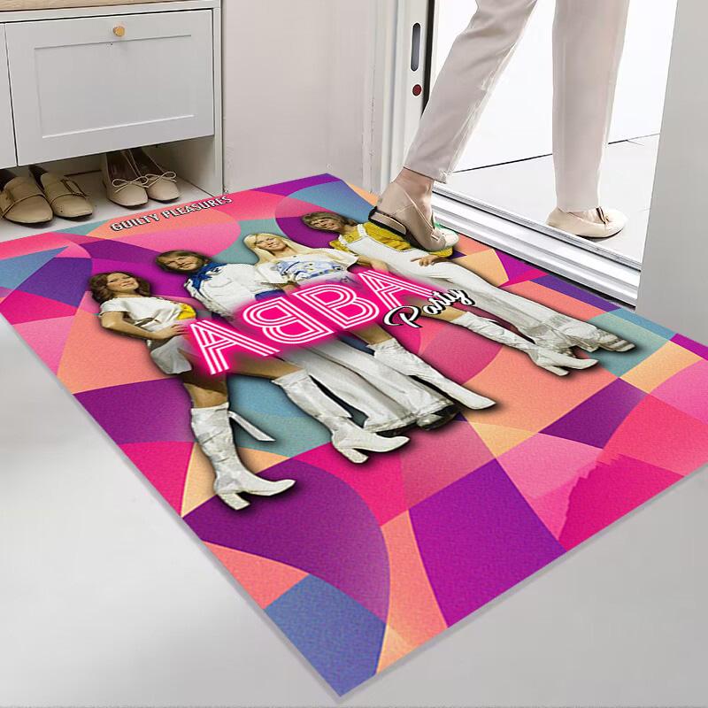 ABBA Iconic Music Legacy carpet Suitable for all seasons floor mats Christmas gifts Protective pad Dormitory decoration