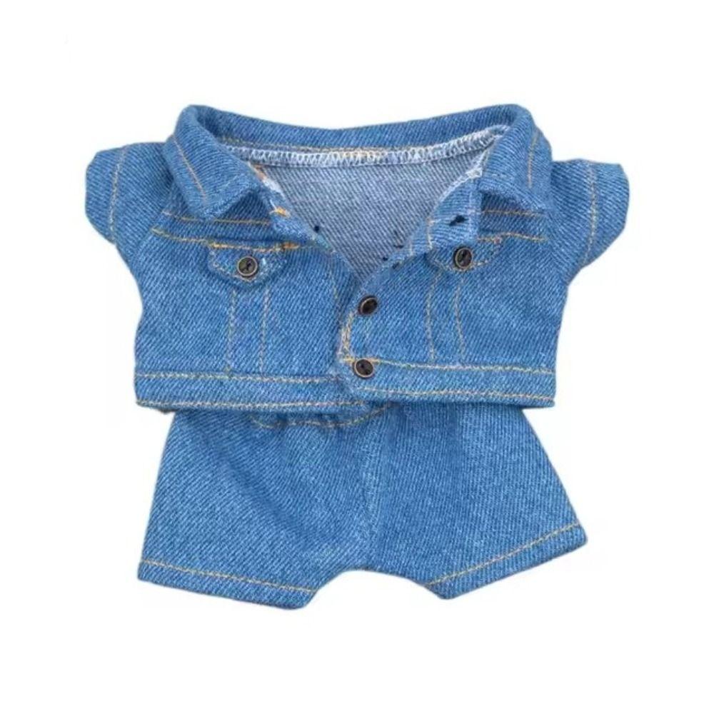 Casual Wears Doll Jacket Pants Clothes Suit Doll Coat Tops Fashion Cotton Doll Jeans  Kids Toys