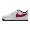 Air Force 1 Low LV8 4 Pure Platinum University Red Obsidian (GS) Kids Sneakers FQ4118-001