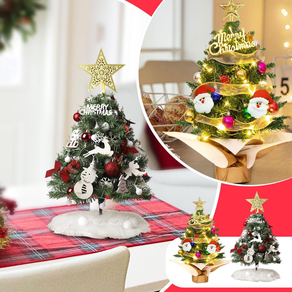 Christmas Tree Set Decoration Christmas Creative Simulation Tree With Lights