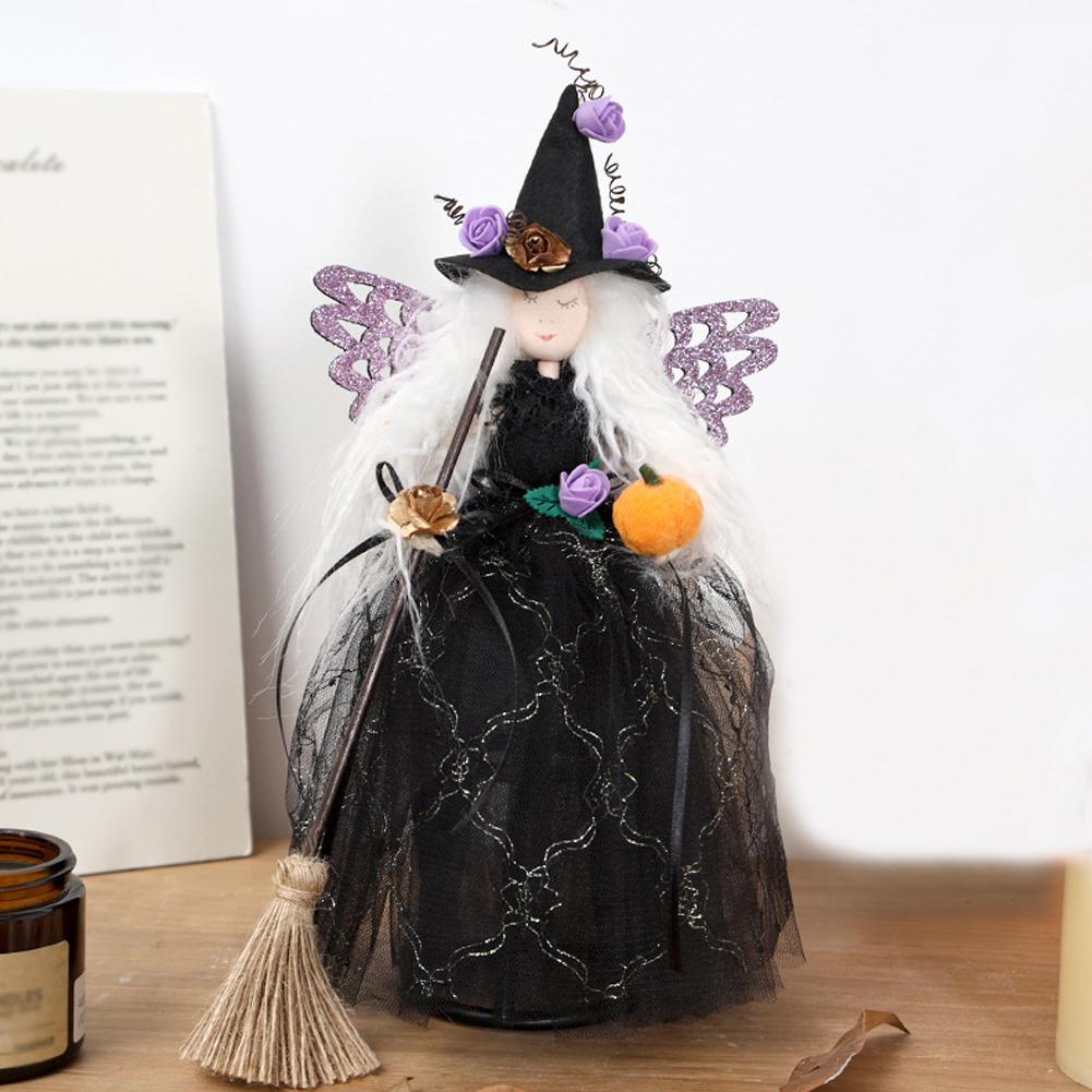 Halloween Cute Mysterious Witch Doll Decorations Handmade Witch Home Party Meaningful Decoration Gift Manufacture Holiday B C6Q1
