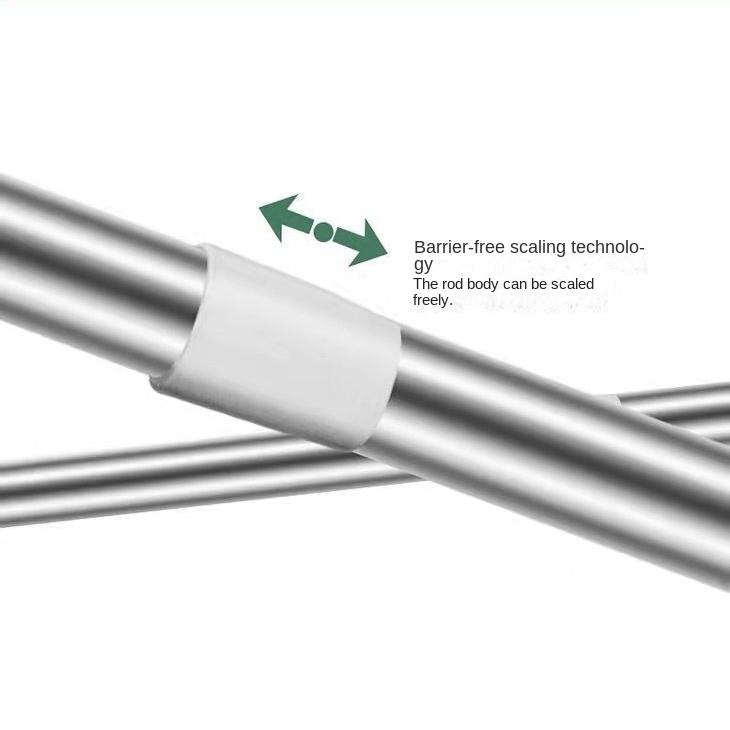 Раздвижная вешалка для одежды, многофункциональные штанги для душевых занавесок, регулируемые вешалки, простые опорные штанги из нержавеющей стали, аксессуары