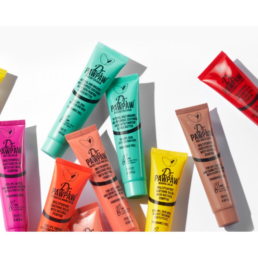 Доктор. Popo Multi Balm 10 мл x 3 вида набор, оригинальный, персиково-розовый, насыщенный красный, 1 набор