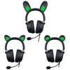 Razer Kraken Kitty V2 Pro Black Interchangeable Wired Gaming Headset with Ear Design 4 Razer Chroma RGB Zones Detachable Razer HyperClear Cardioid