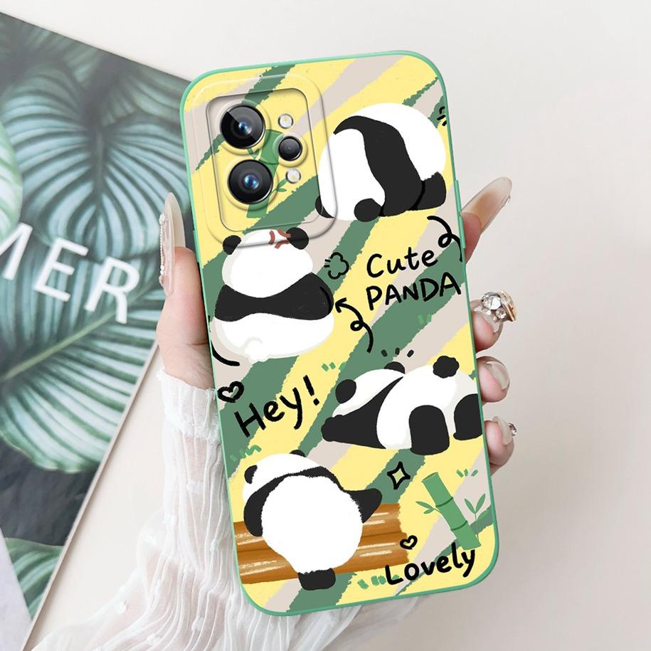 For Realme GT Neo 2 Case RMX3370 Silicone Cover Creative Panda Rabbit Shockproof Bumper For Realme GT2 Pro GT 2 RealmeGT2 Fundas