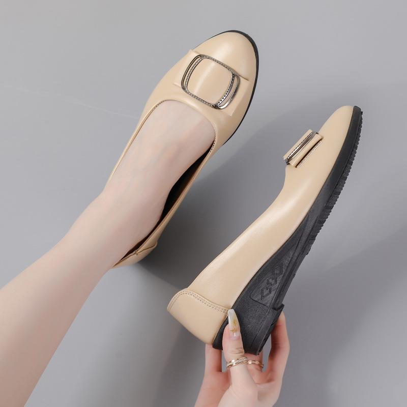 [] Те же новые женские кожаные туфли из мягкой кожи нескользящие туфли для мам из мягкой кожи удобные мягкие женские туфли