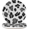 Car Coasters for Cup Holders, 2 Pack Absorbent Ceramics Anti Slip Universal 2.56 Inch Car Cup Coaster for Women Men, Car Interior Accessories - Camo