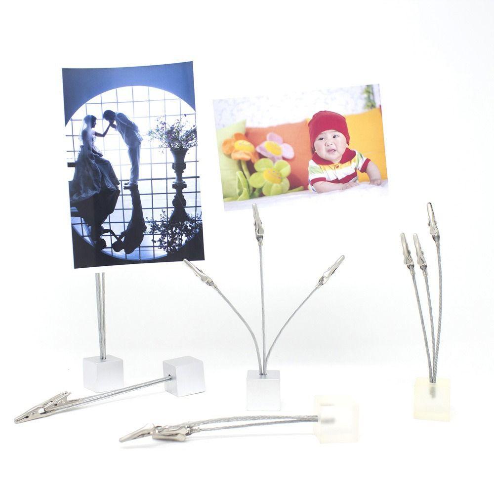 5 шт. Многофункциональный зажим-крокодил Гибкий шланг Настольный зажим для заметок День рождения Свадебная вечеринка