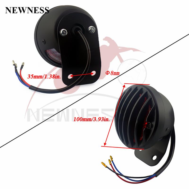 Motorcycle Rear Mount Metal Bracket Tail Light License Grill Bracket For Harley Sportsters Bobber Chopper Rear Stop Light