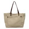 Retro Large Capacity Canvas Bag Solid Color Student Hand Shoulder Bag