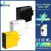 Быстрое зарядное устройство PD 55 Вт на 8 портов: 4 USB, 4 PD, QC3.0, Стандарт EU/US/KR
