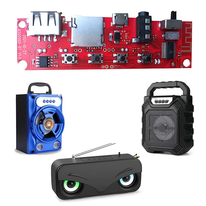 Bluetooth аудио плата с проводами Bluetooth модуль усилитель плата DIY Bluetooth модуль с зарядным портом