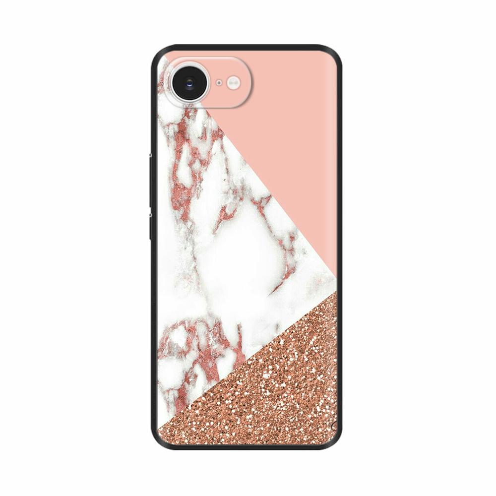 Silicone Phone Case For For iPhone 16E iPhone16E SE 2025 SE4 5G Soft Black Shockproof Shell Protection Back Cover Cases Coque