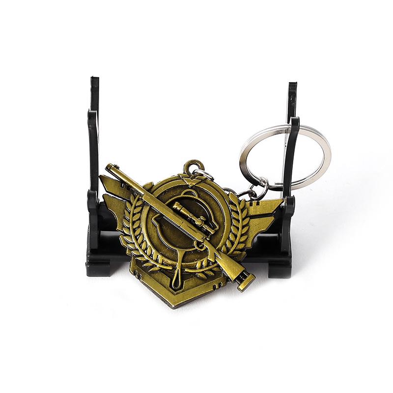 Популярный 12 см брелок-подвеска PlayerUnknown's Battlegrounds из металла