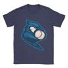 A BlueJaysBird Holding a Baseball TShirt for Unisex Fashion Pure Cotton Tees Crew Neck Short Sleeve T Shirt Printed Clothing