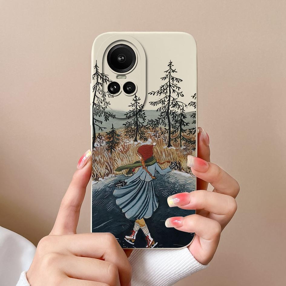 Для Oppo Reno 7 8 10 Pro 5G 2 3 4 5 6 Lite чехол модный противоударный жидкий мягкий силикон черный, белый цвет квадратный защитный чехол для камеры для бампера Oppo