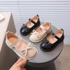 1-7 Years Girls Shoes Elegant British Princess Shoes Style Non-Slip Soft Bottom Shoes