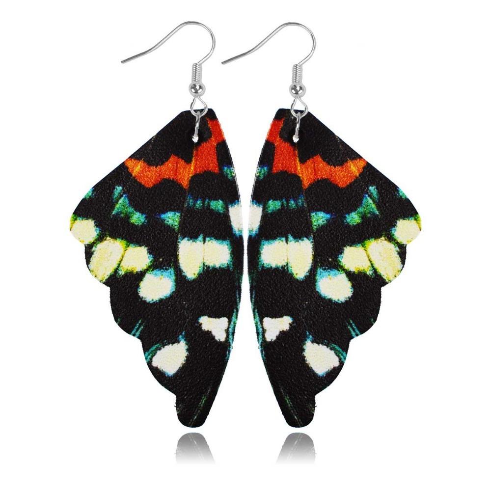 Новые винтажные серьги-подвески в виде крыльев бабочки, цветные серьги в стиле бохо для женщин, ювелирные изделия, подарки