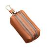 Classic Key Storage Bag Simple PU Leather Wallet Durable Lipstick Earphone Pouch  Travel