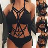 Sexy Women Lingerie Hollow Out Nightwear Sleepwear Babydoll Bandage Underwear