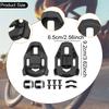 Roads Bike Pedals Cleats Easy to Use Convenient Practical Replace