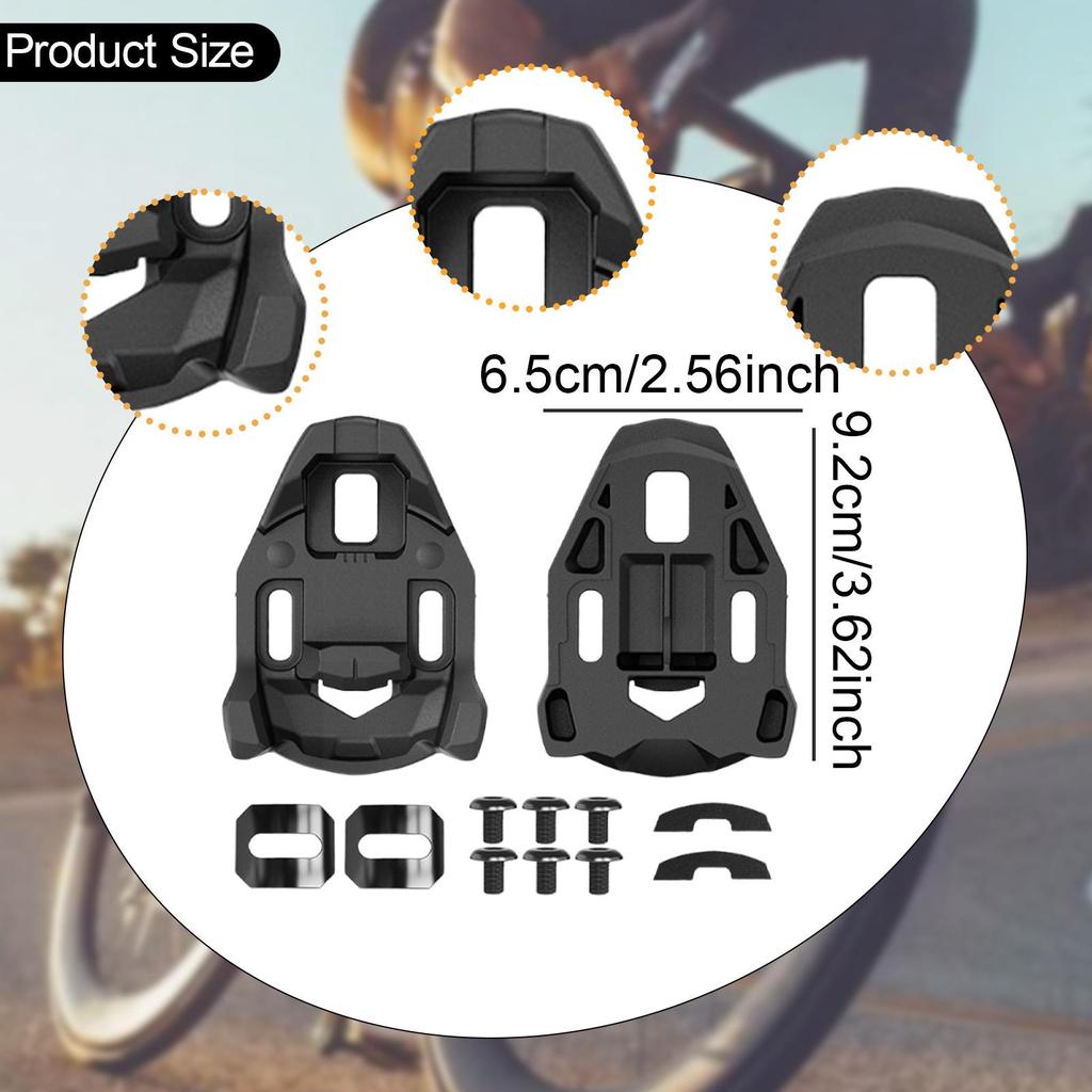 Roads Bike Pedals Cleats Easy to Use Convenient Practical Replace