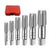 Набор метчиков NPT 6 шт. разного размера из высокоуглеродистой стали, экстракторы винтов и гаек для сантехнических и механических ремонтов