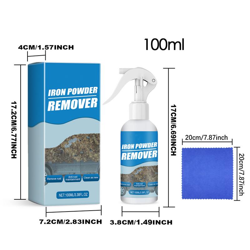 Средство для удаления ржавчины с плитки, растворитель ржавчины, очиститель ржавчины, средство для удаления пятен ржавчины, чистящие средства для автомобиля, 100 мл, спрей для удаления ржавчины, очиститель дисков