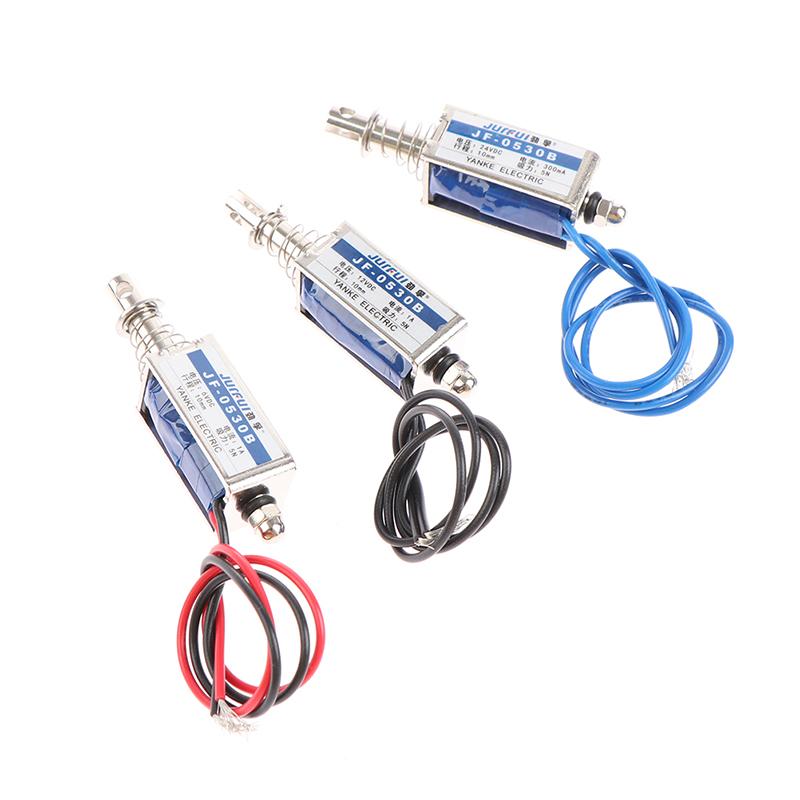 DC 6V 12V 24V Магнитный соленоид двухтактный электромагнит с открытой рамкой 0530B