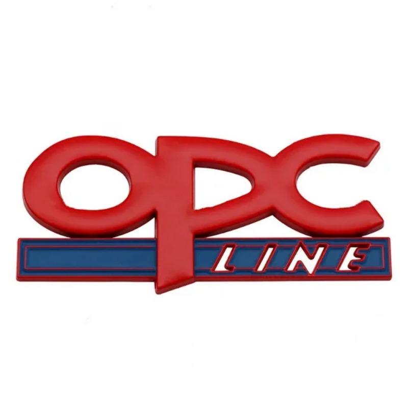 3D Металлическая Наклейка-значок OPC Line На Заднюю Крышку Багажника Автомобиля Аксессуары Для I-nsignia C-orsa E A-stra H J D Z-afira V-ectra