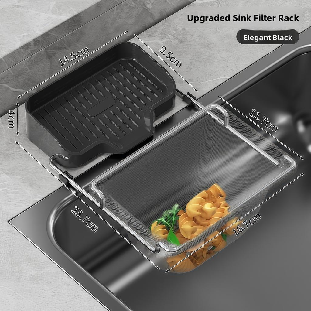 Многофункциональная дренажная корзина, фильтр для кухонной мойки, корзина для слива губки, полка для фильтра мусора, дуршлаг, подставка-органайзер для кухонной мойки