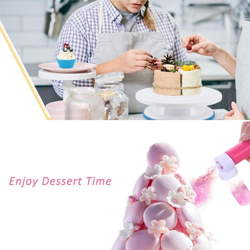 Инструменты для раскрашивания тортов Ручной аэрограф для тортов Украшения для выпечки Кексы Десерты Распылитель Мусс Пескоструйная обработка Кухонные кондитерские инструменты
