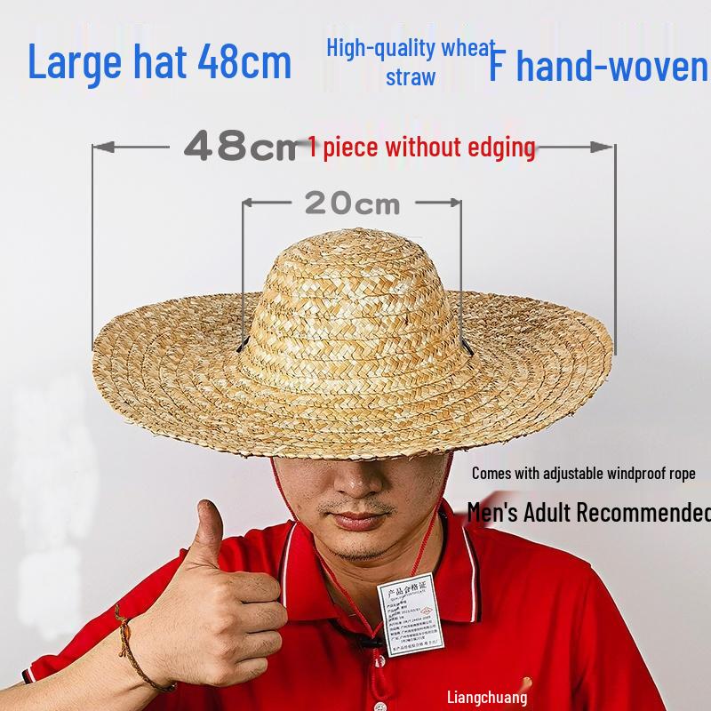 HANDUNYOU Широкополая уличная солнцезащитная шляпа