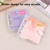 Mini Binder Money Saving Binder $150/300/500/1000 Savings Challenge Binder Envelope Savings Notebook Cash Budget Storage Book