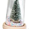 Mini Christmas Tree with LED Ornament Decorative Artificial Xmas for Fireplace/ Party