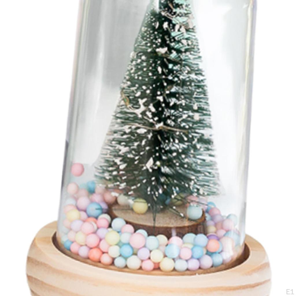 Mini Christmas Tree with LED Ornament Decorative Artificial Xmas for Fireplace/ Party
