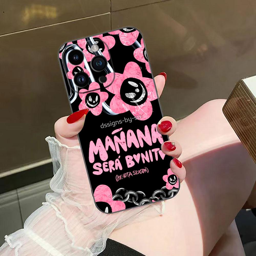 Чехол для телефона Sera B-Bonito Manana K-Karol G Cover Для iphone Apple 17 AIR 16E 16 15 14 13 12 11 Pro XR Max 8 7 Plus TPU Чехол-Оболочка