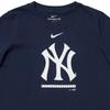 Nike X MLB Collaboration T-Shirt New York Yankees Crew Neck Comfortable Short Sleeve Kids Tops Blue 3Z3B3SAM4-NYY